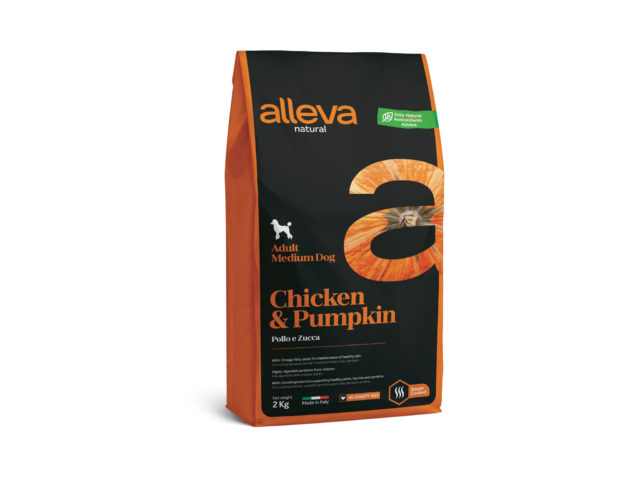 ALLEVA Natural Poulet & Potiron pour chien Adulte de taille moyenne