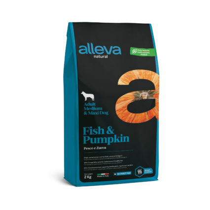 ALLEVA Natural Poisson & Potiron pour chien adulte de moyenne et grande taille