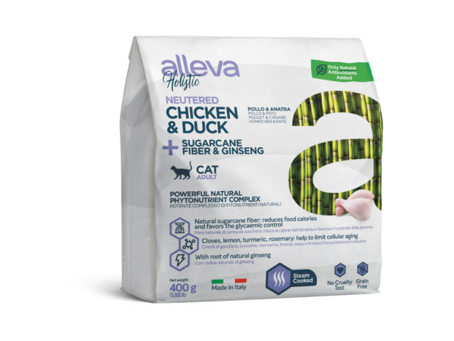 ALLEVA Holistic au poulet et canard pour chat Stérilisé ou d'intérieur