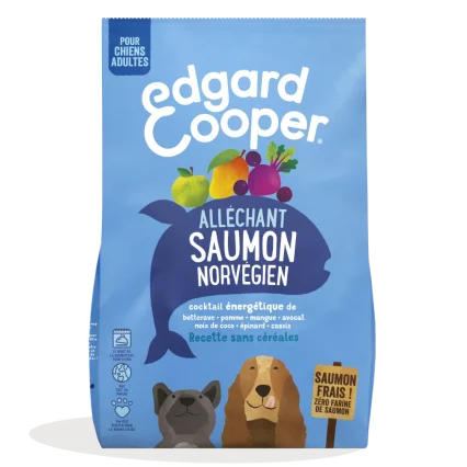 Edgard & Cooper Saumon frais Sans Céréales Hypoallergéniques pour Chien Adulte