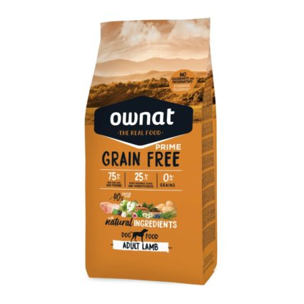 OWNAT Prime Grain Free à l'agneau pour chien adulte
