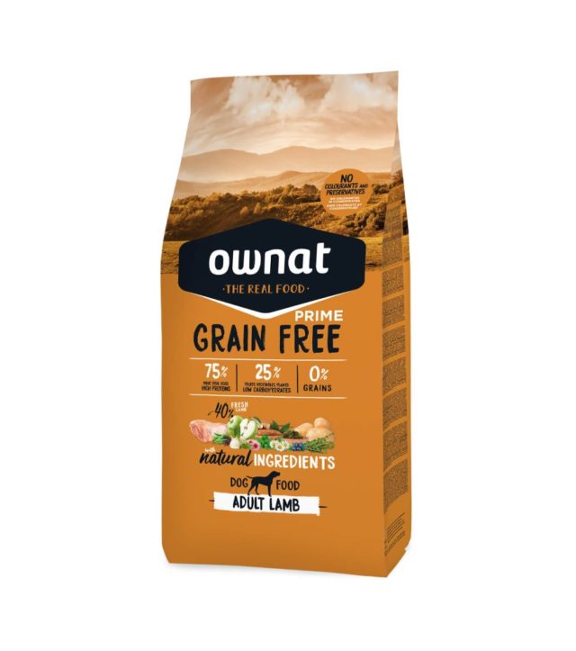 OWNAT Prime Grain Free à l'agneau pour chien adulte