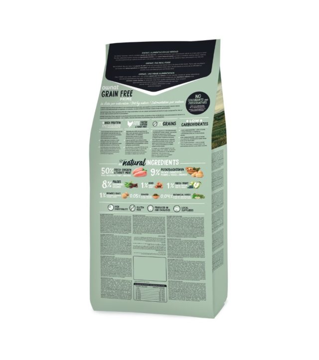 OWNAT PRIME Grain Free Adult sans céréales poulet & dinde pour chat adulte – Image 2